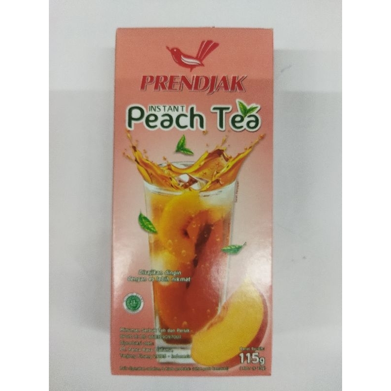 

PRENDJAK Instant Peach Tea Box isi 5 sachet