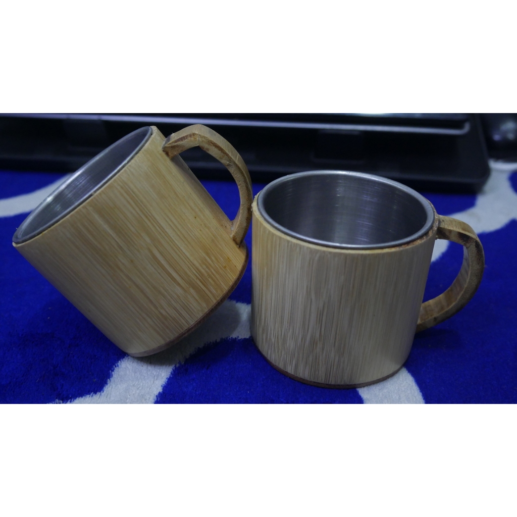 Cangkir Bamboo / Cangkir stainless