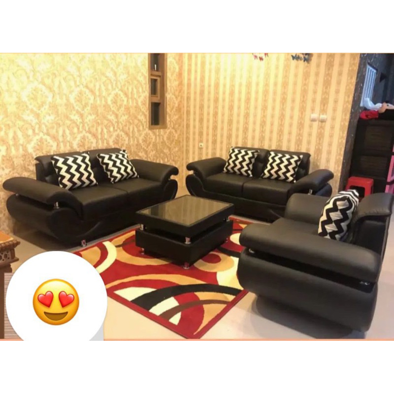 Sofa leter U type 221/Sofa bahan Oscar/kulit