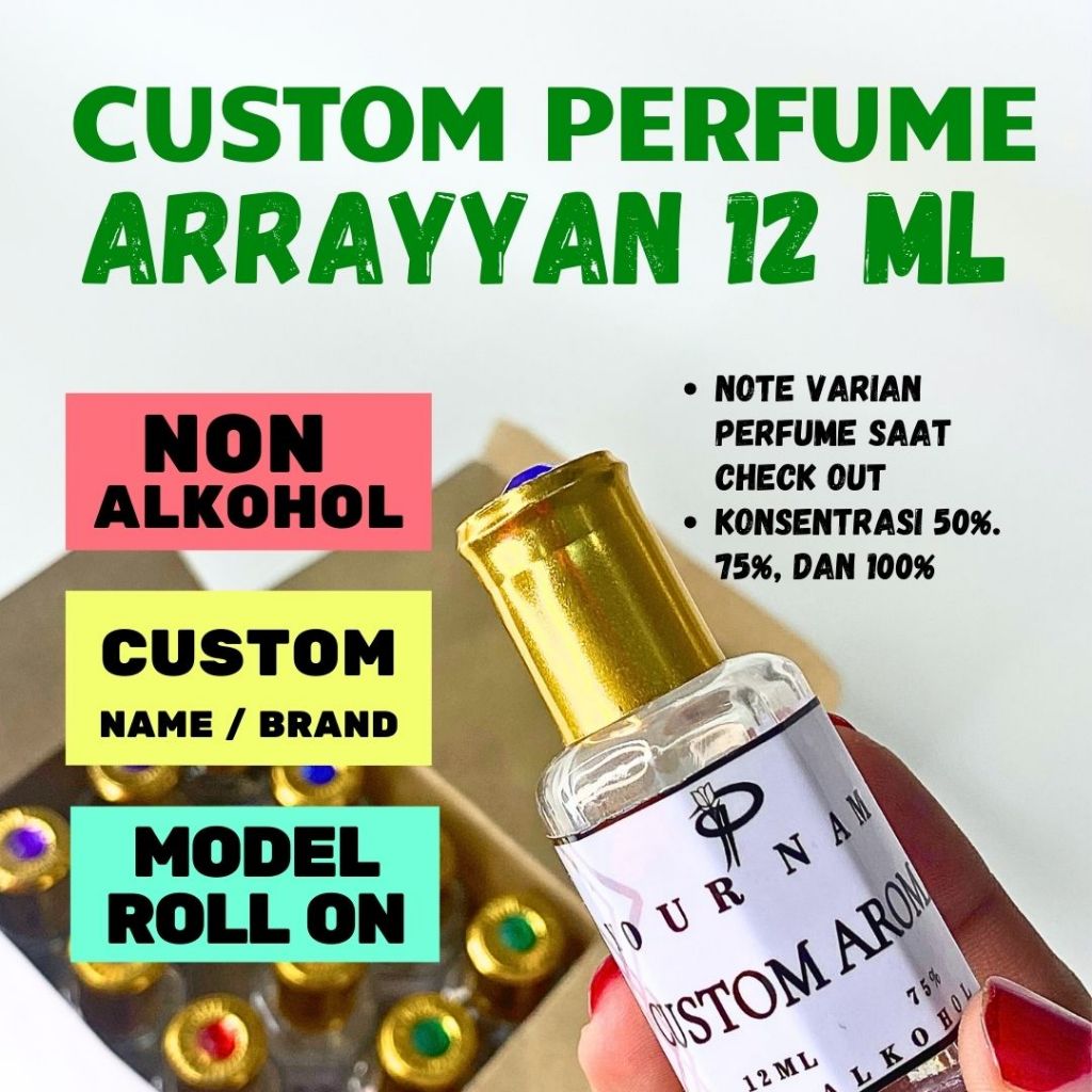 CUSTOME PARFUM AR- RAYYAN ROLL ON NON ALKOHOL 12 ML