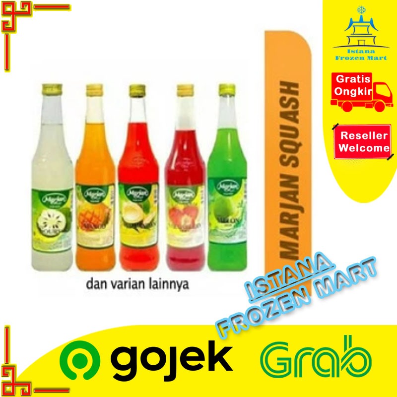 

MARJAN Squash Syrup Sirop 450ML All Varian (GRATIS Bubble Wrap)