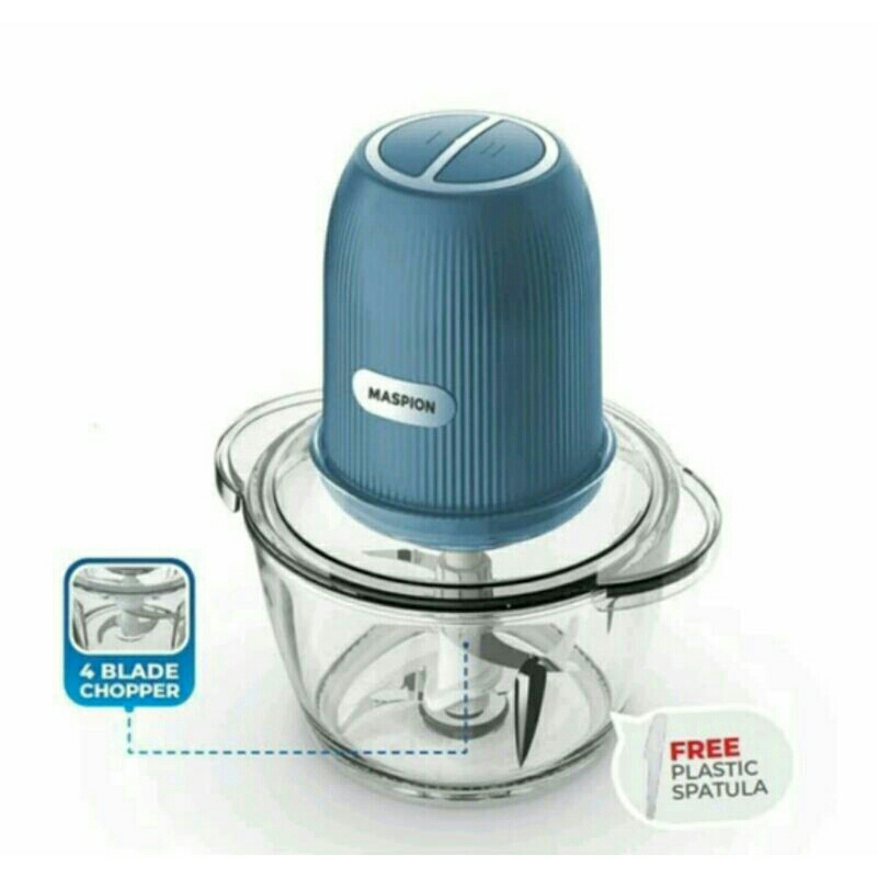 Maspion Food Chopper MFC-120GL Menghaluskan Daging/Bumbu Dapur