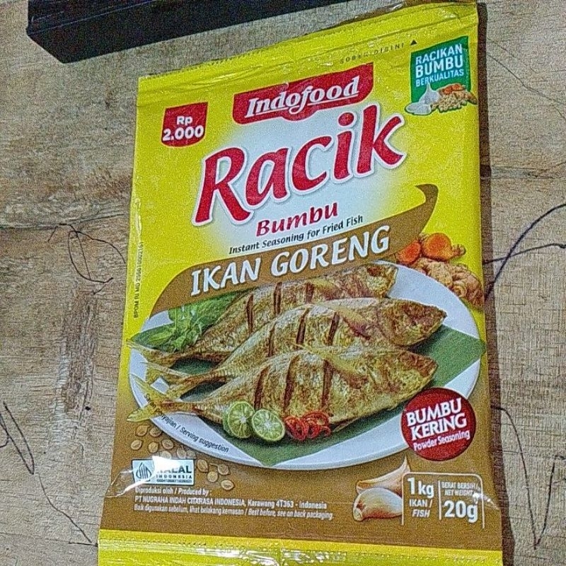 

Indofood Racik Bumbu Ikan Goreng 20gr Ecer