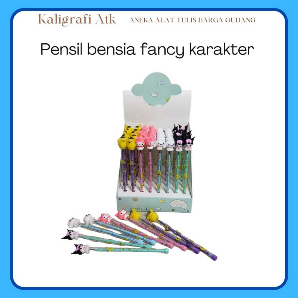 

Pensil sambung susun Bensia Fancy Karakter