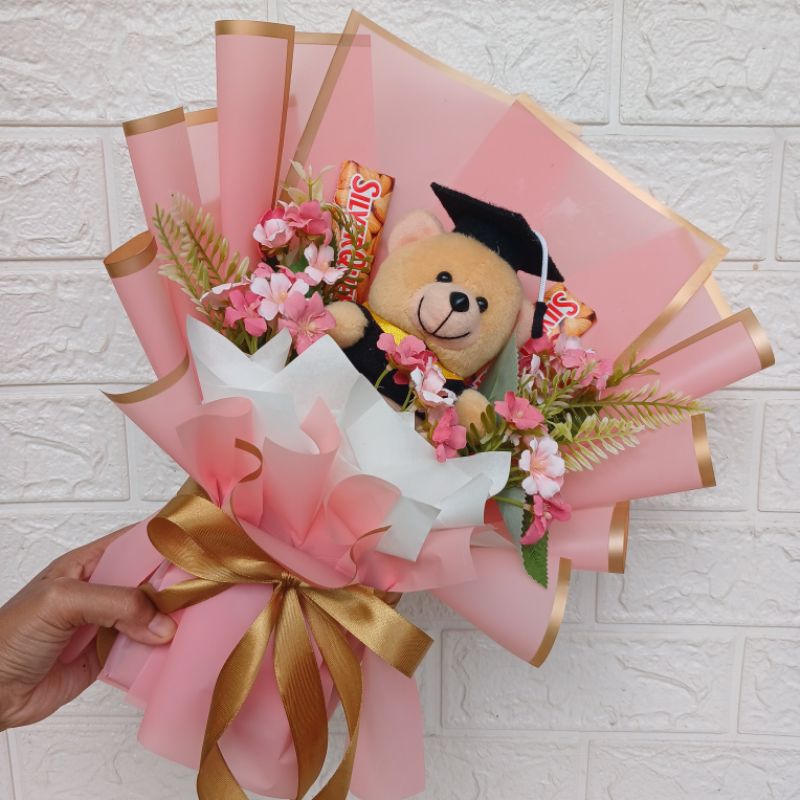 READY | Buket Wisuda | Buket Bunga | Buket Snack | Buket Custom Bandung