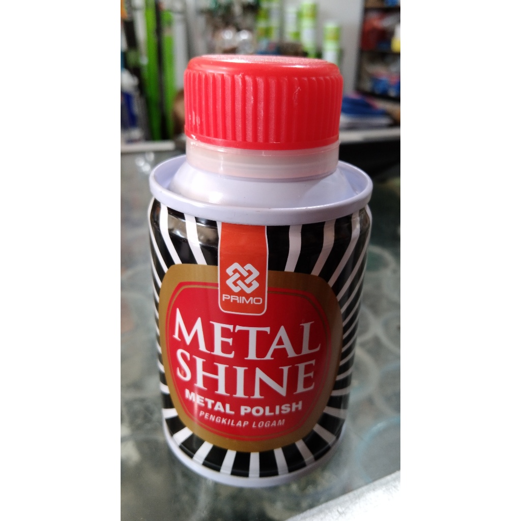 Metal shine metal polish pengkilap logam(brasso)100ml