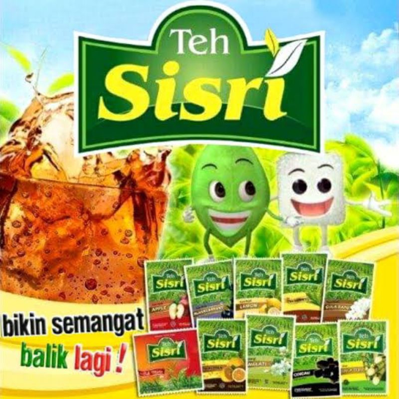 

Teh sisri renceng isi 10 sachet