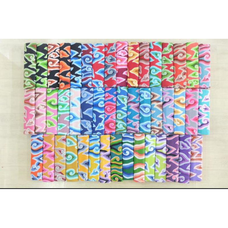 KAIN BATIK KATUN PRINT MEGA MENDUNG CIREBON