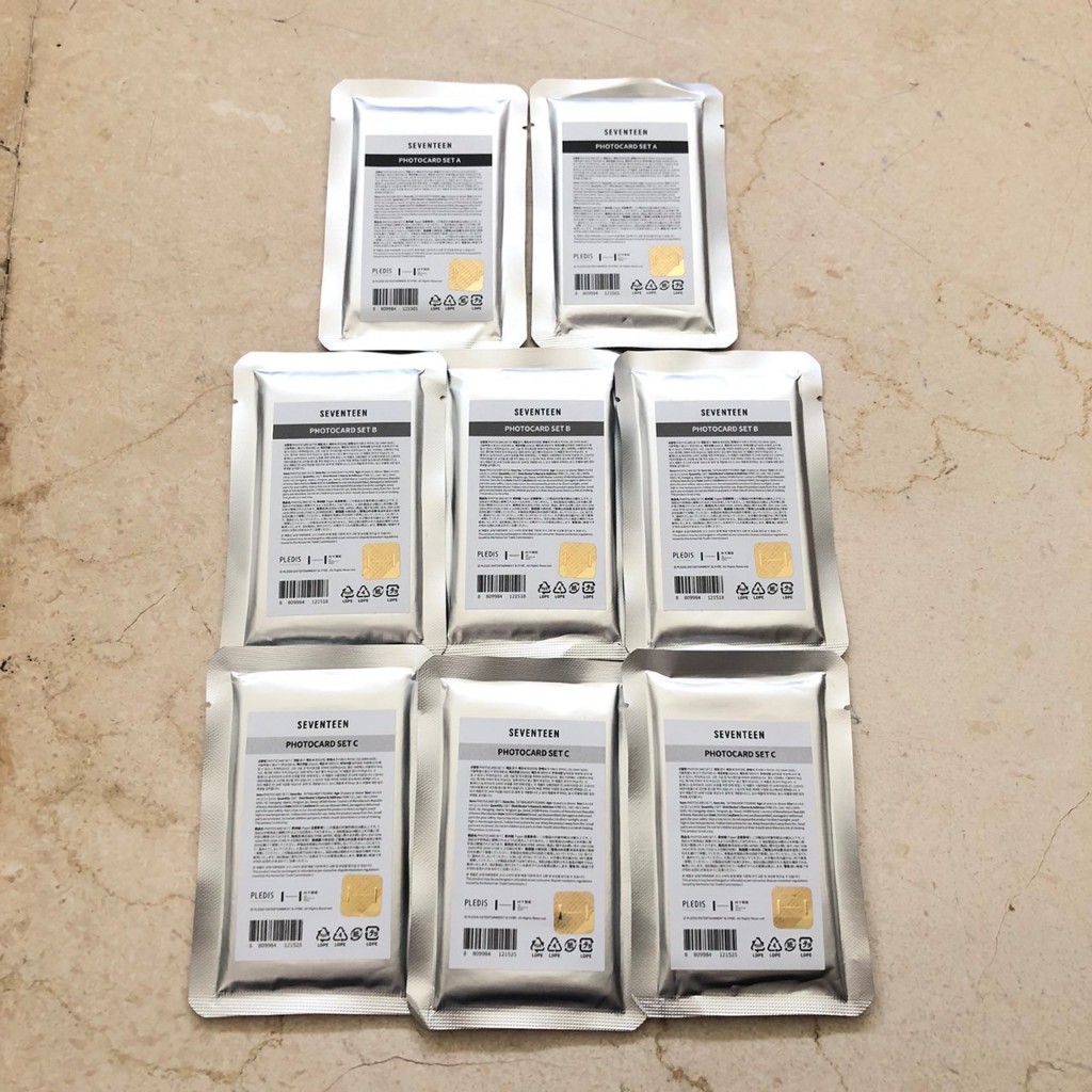 [READY] PHOTOCARD SET A B C SEVENTEEN FOLLOW FELLOW EXHIBITION SEALED SCOUPS JEONGHAN JOSHUA JUN HOS