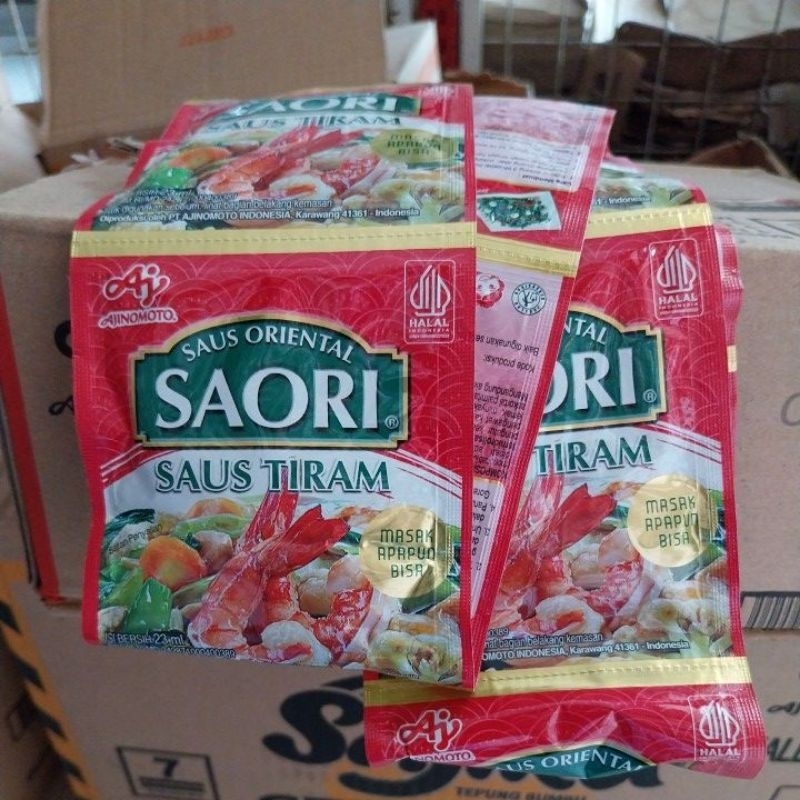 

Saus oriental Saori saus tiram 23mL isi 10sachet