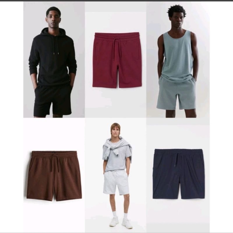 HM Regular fit sweatshort - celana pendek pria