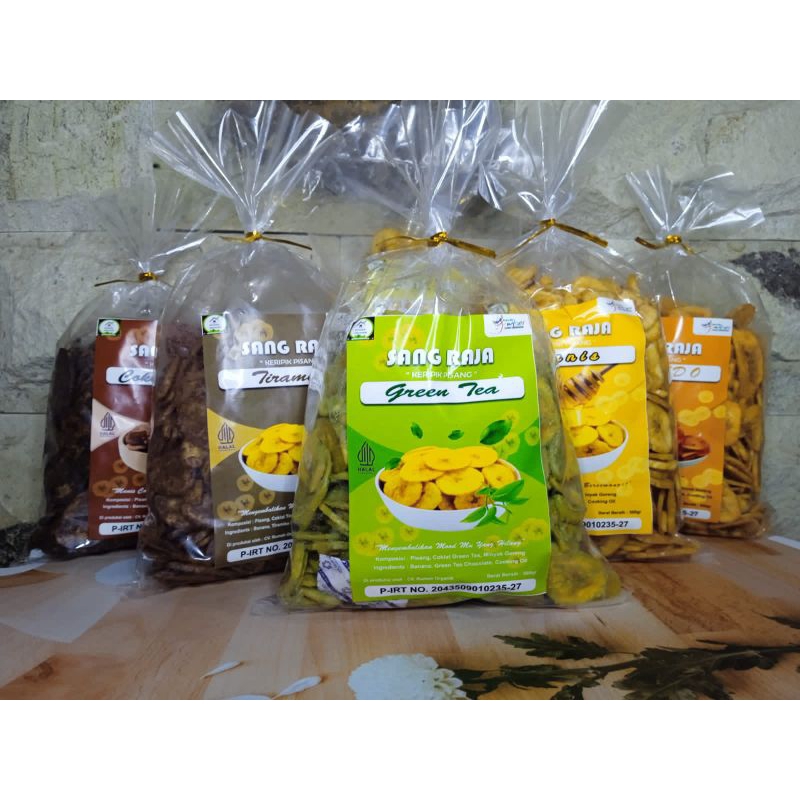 

Keripik pisang/keripik buah SANG RAJA 500 gram