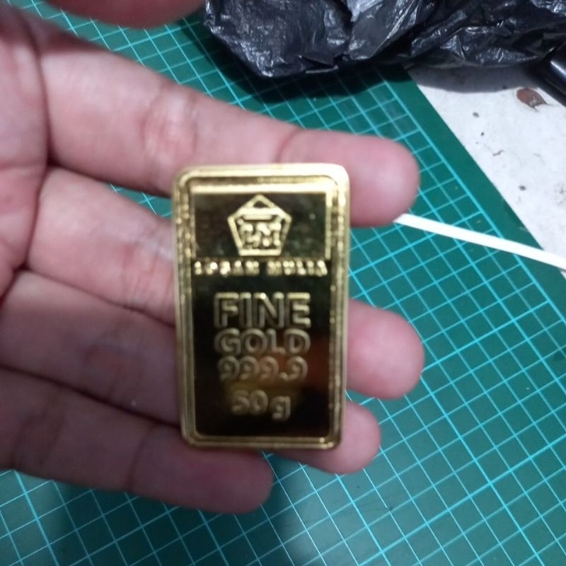 Replika emas antam 20g 50g Custom Pesanan