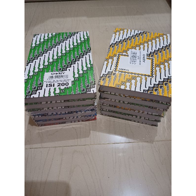 oktavo isi 200 hard cover batik