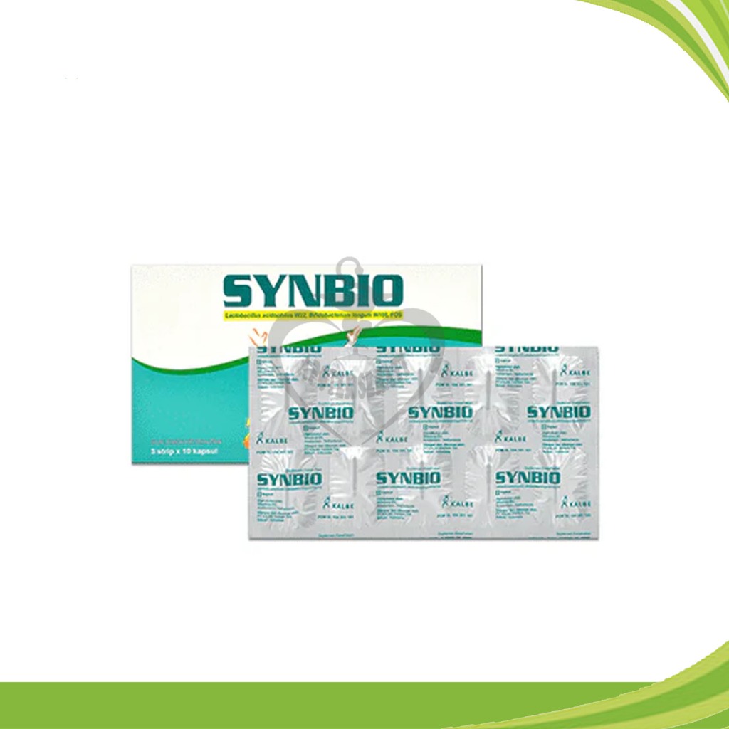 Synbio Suplemen Probiotik Prebiotik Kesehatan Pencernaan Dewasa