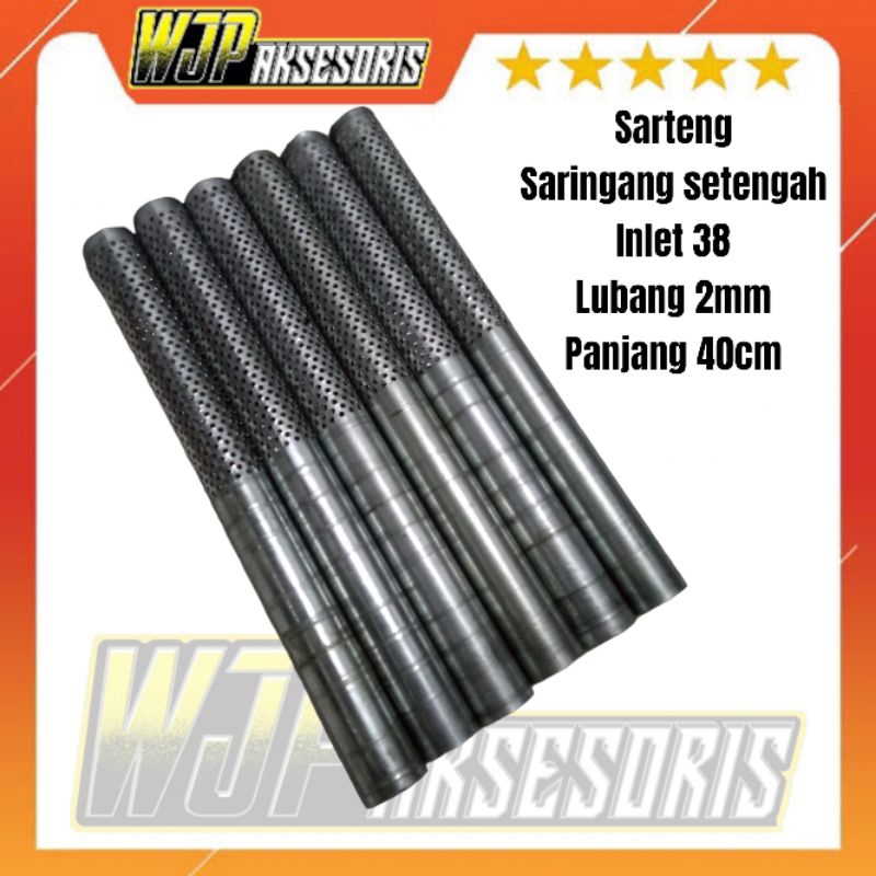 sarteng saringan tengah knalpot copy TZM CMS VND DRsound panjang 40cm inlet 38