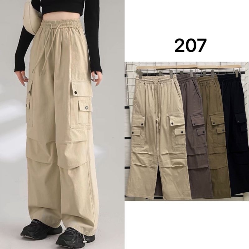 Celana Kulot Kargo Stretch Soft Jeans Import Premium FH.FM 203# 202# 205# 206# 207#