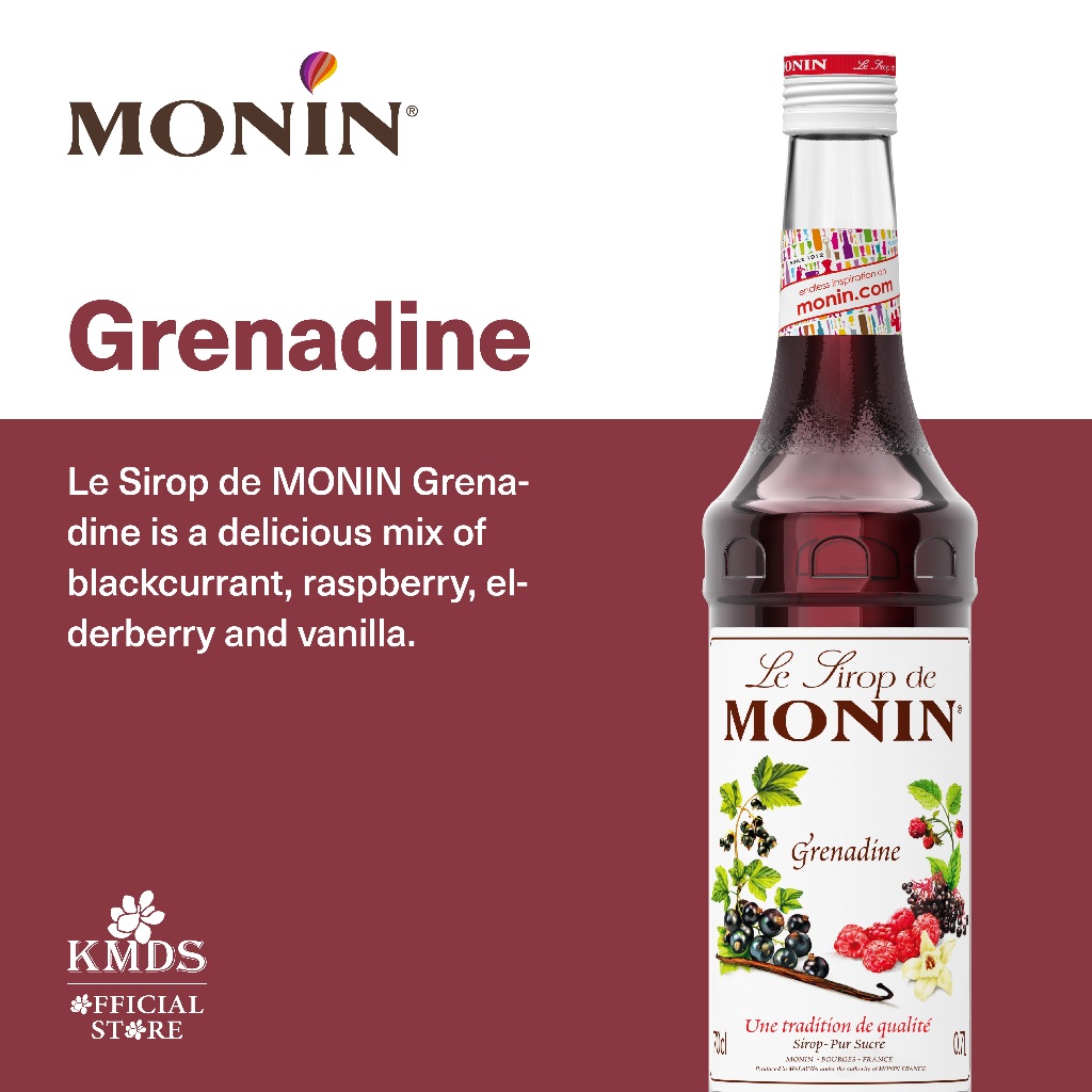 

MONIN Grenadine syrup 70 CL 700 ML