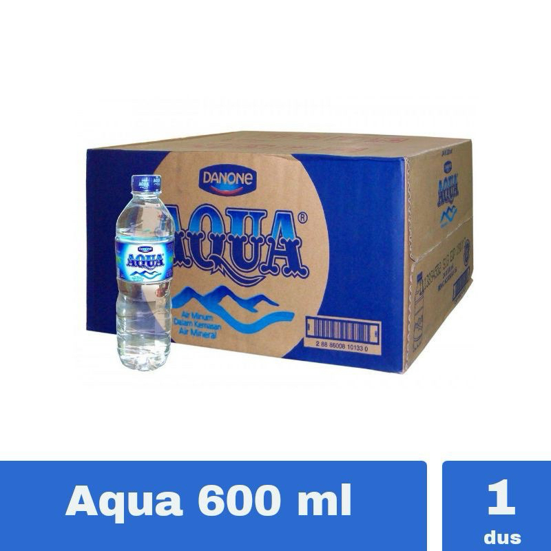 Aqua 600 ml 1 dus // Air Mineral Aqua