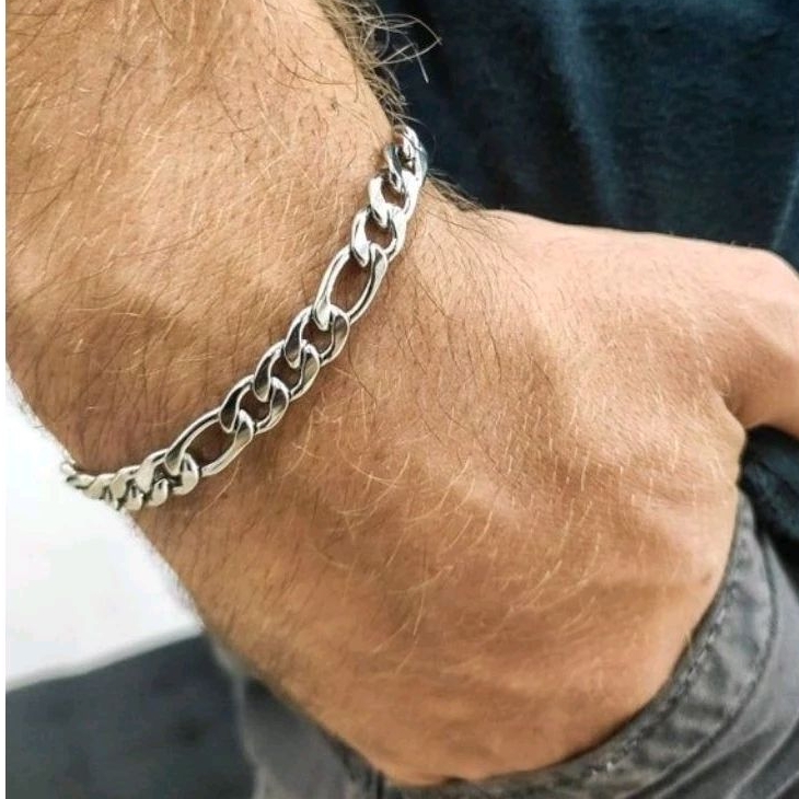 Gelang Tangan Terbaru / Gelang tangan Pria Wanita / Gelang tangan TITANIUM Anti karat Anti luntur
