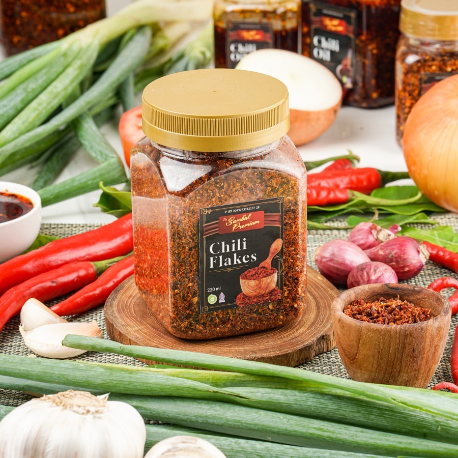 

Chili Flakes Sambal Premium 220ml - Cocomeat