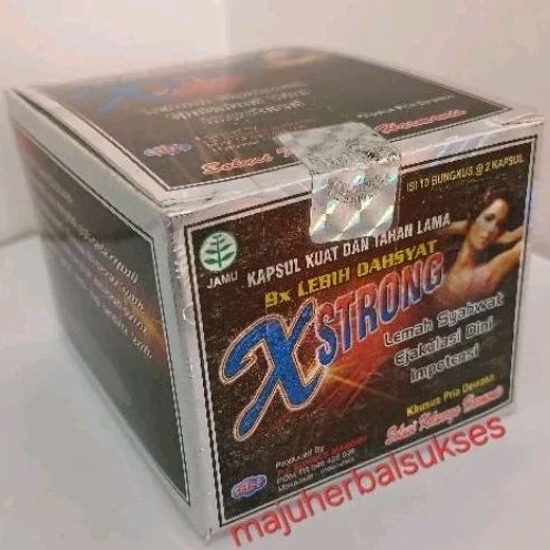 X-Strong Kapsul Original Berhologram Cap Jempol