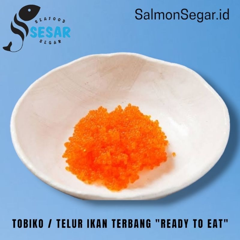 

Tobiko Orange - Telur Ikan Terbang - Tobiko Sushi - Seafood