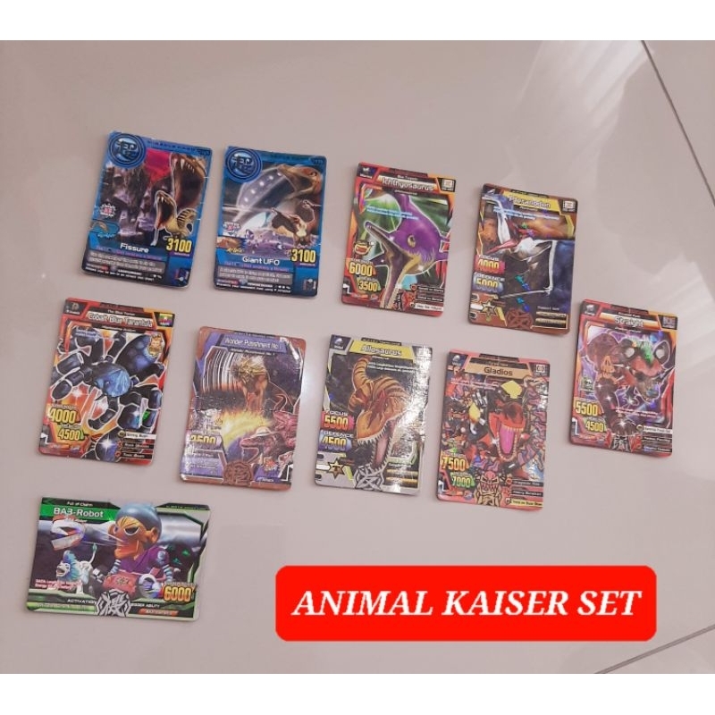 kartu mainan animal kaiser mainan kartu anak animal kaiser
