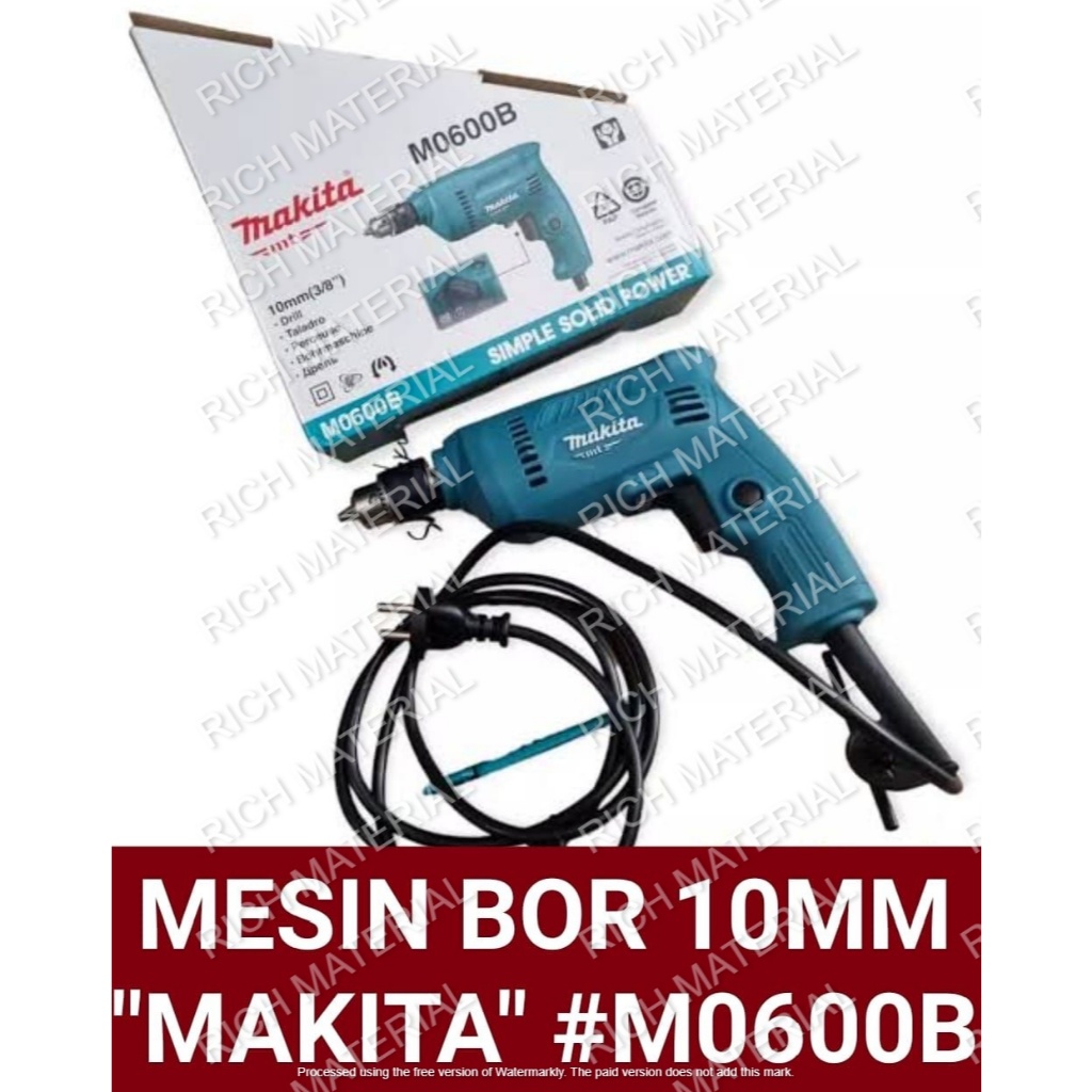 MESIN BOR MAKITA M0600B