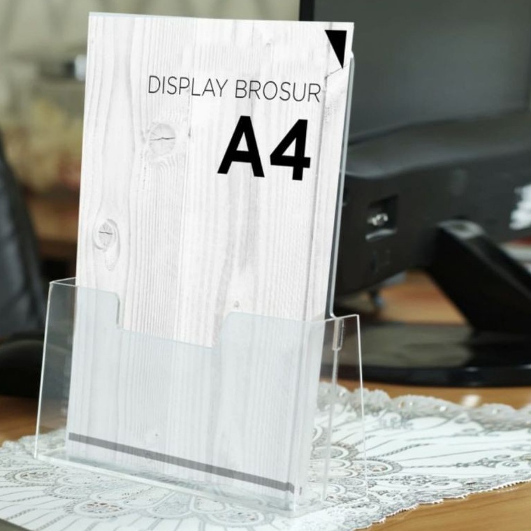 

KODE F4P3 Akrilik brosurAkrilik tempat brosur A4