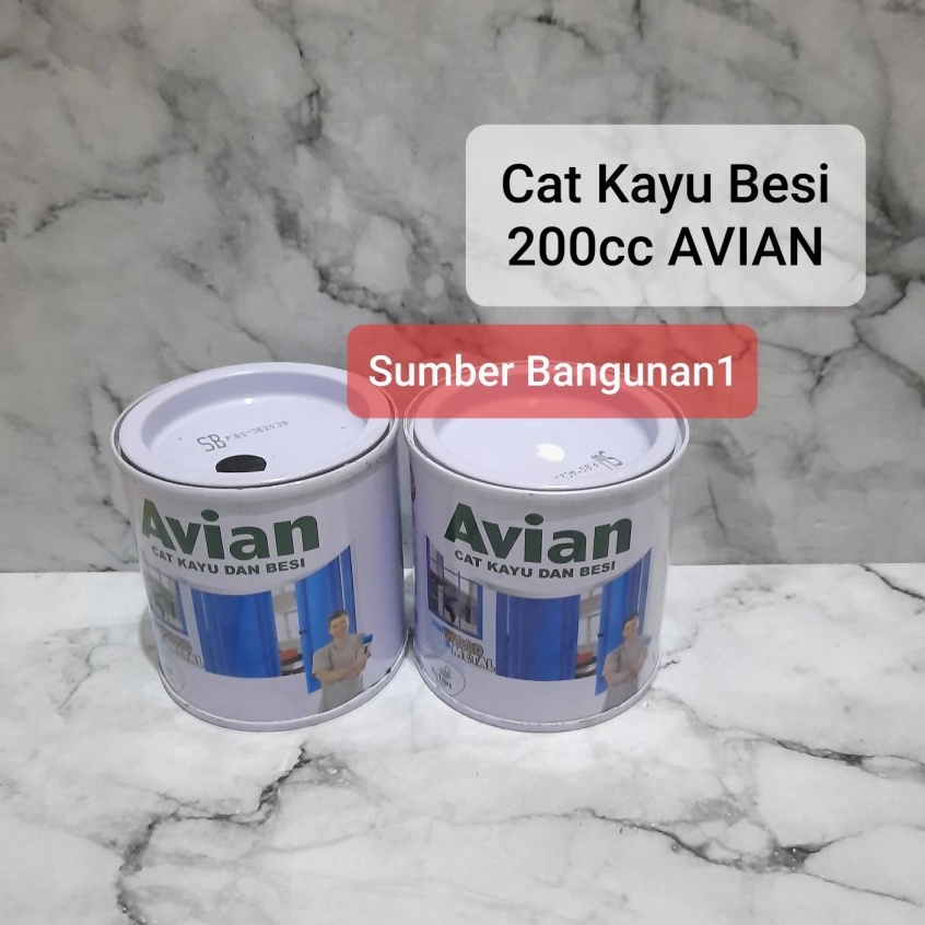 

Pusat Belanja Cat kayu besi AVIAN kecil 2cc hitam putih mengkilap pagar pintu