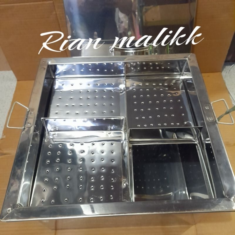 Dandang panci bakso Dandang cuanki Dandang siomay sekat 3