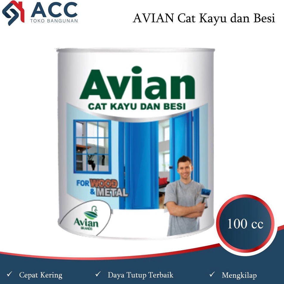 

Pasti Heboh Avian Cat Minyak Kayu Besi KECIL 1 cc Cat Pagar Rumah