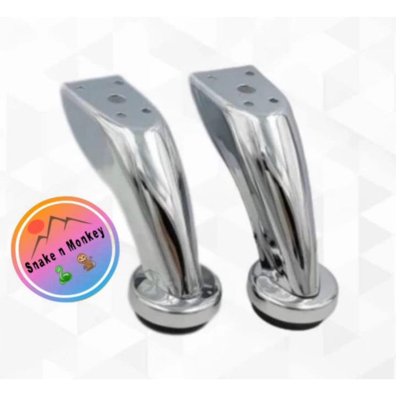 Kaki Kursi Sofa 10 cm / Kaki Meja Lemari Kilap  / Model Entong / Model Kaki Babi...Perbiji