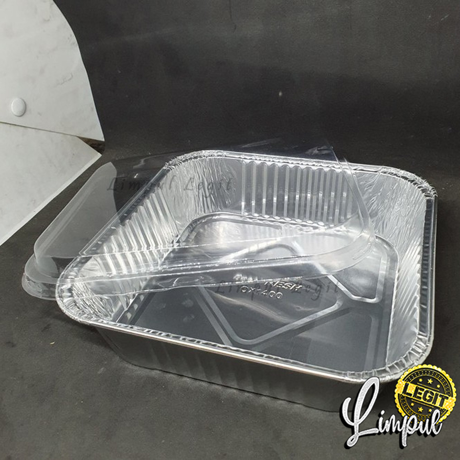 Aluminium Foil Cup OX1400 Alumunium Foil Tray OX 1400 Macaroni Schotel Klapertart Spaghetti Bolu Pie