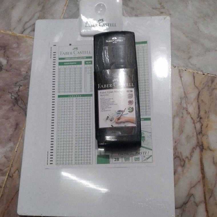 

KODE W7T9 PAKET UJIAN FABER CASTELL PAKET UJIAN MANTAP LENGKAP PAPAN ACRYLIC FABER CASTELL ORIGINAL
