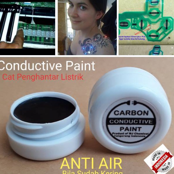 

Big Promote Carbon Conductive Glue lem penghantar listrik karbon konduktif pain carbon conductive paint
