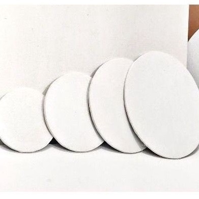 

Ready Hemat Kanvas lukis bulat ukuran 3 cm warna putih