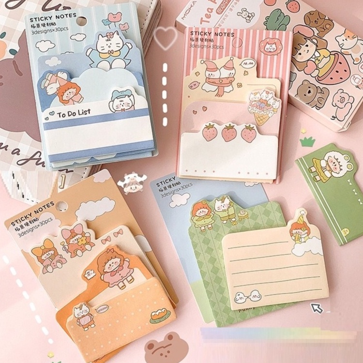 

Special Surprise 4 Pack 36 Lembar Memo Sticky Notes Notepad Mini Gmall GMST51
