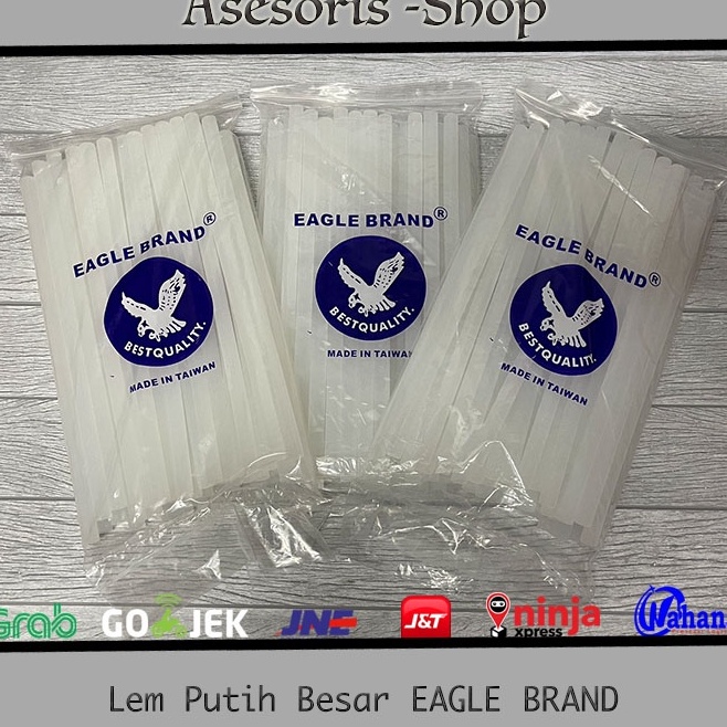 

Big Discount Isi Lem Tembak Putih EAGLE Brand Lem Putih KECIL merk EAGLE Lem Putih BESAR merk EAGLE 1KG