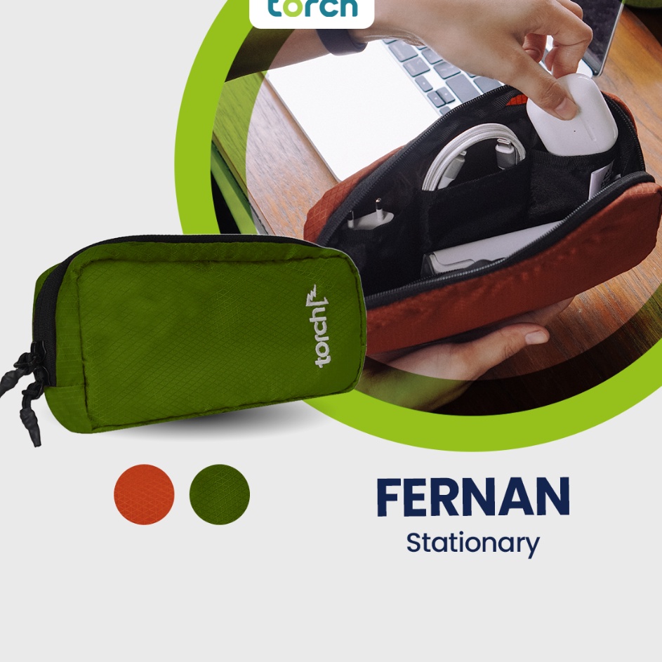 

Paket Hemat TORCH Fernan Multi Pocket Travel Language Organizer Bag Tas Storage Packing Stationary Pouch Charger Tempat Cas Laptop HP