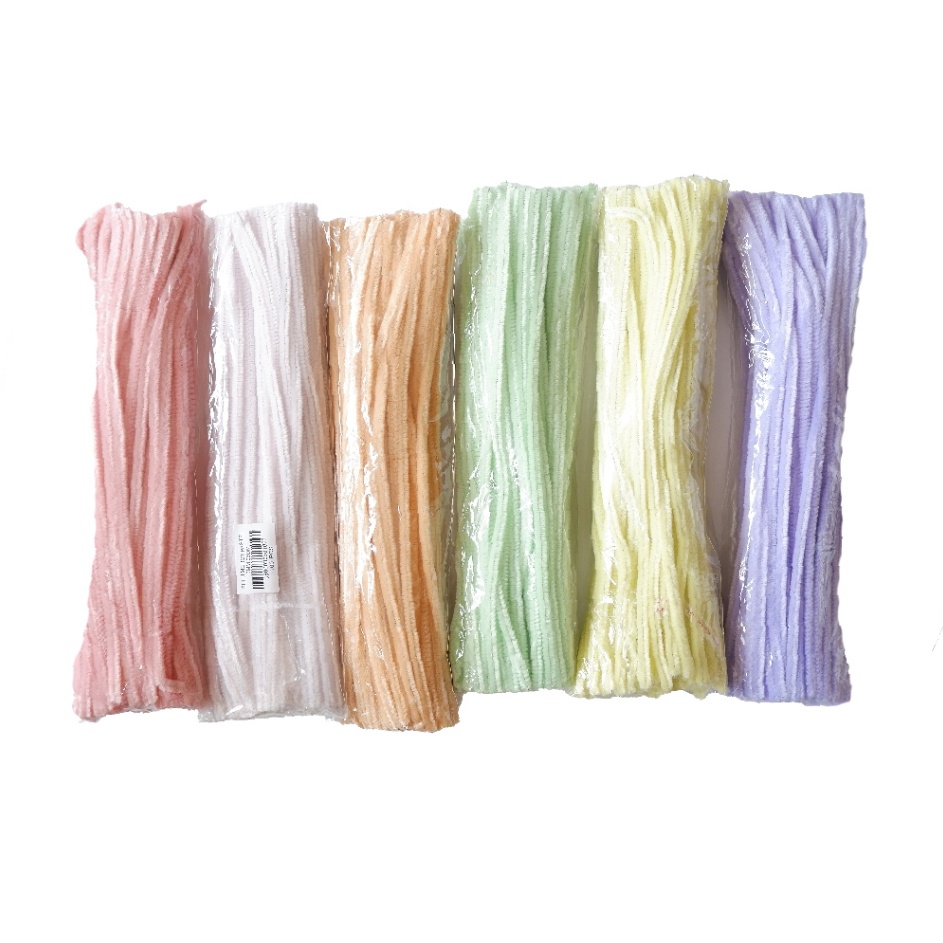 

Kualitas Terupdate 1 PCS kawat bulu mercy PASTELpipe cleaner MACARONkerajinan hiasan kawat