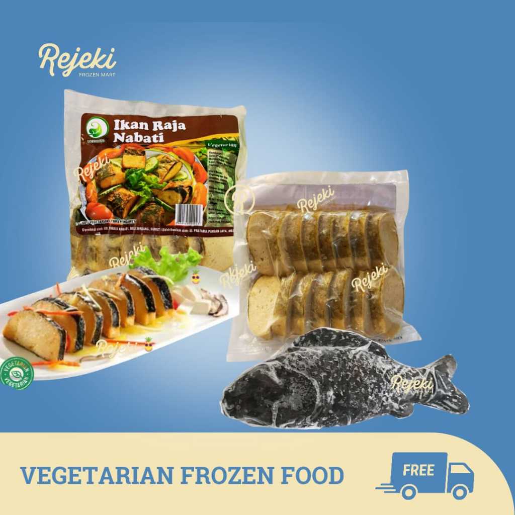 

Vegood Ikan Mata Ikan Hoki Ikan Raja Nabati Vegetarian - Rejeki Frozen Mart