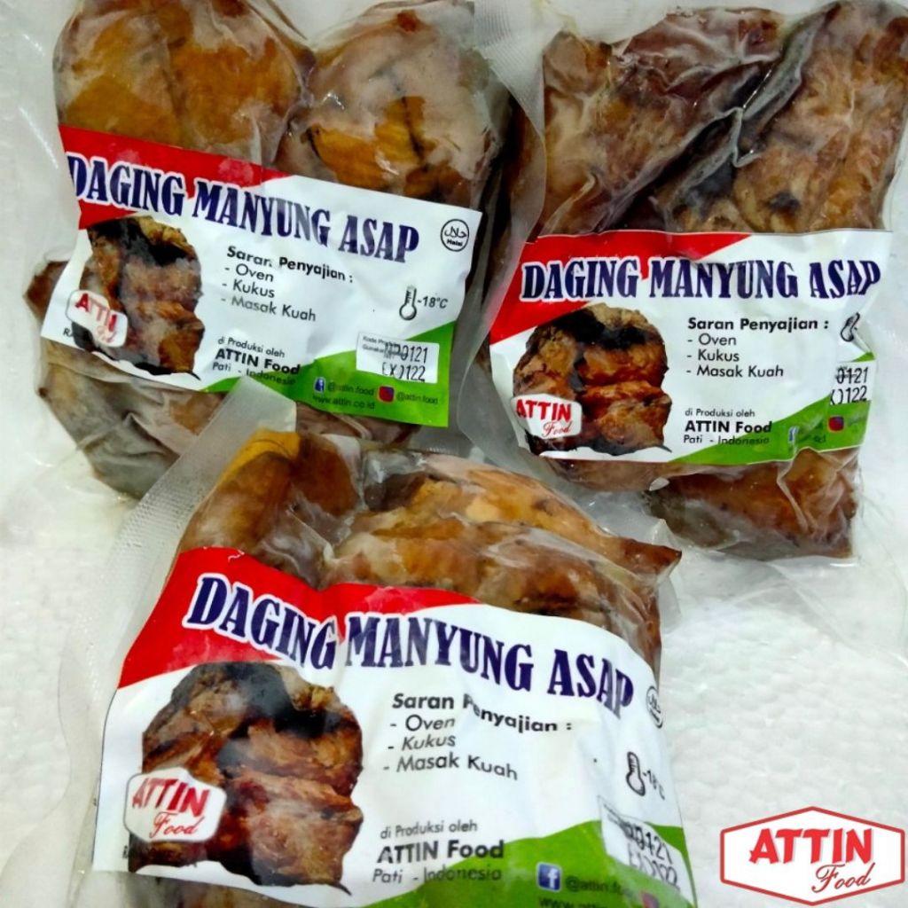 

Daging Ikan Asap Manyung isi 4 potong by Attin Food kemas vakum kawalitas terbaik