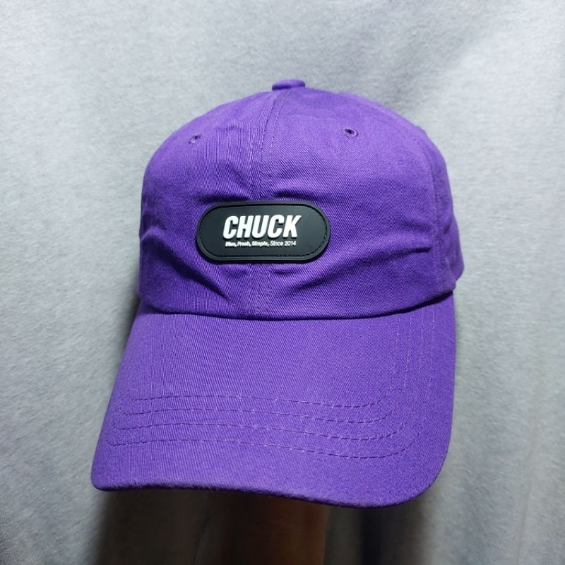 topi CHUCK Buckle Cap purple original