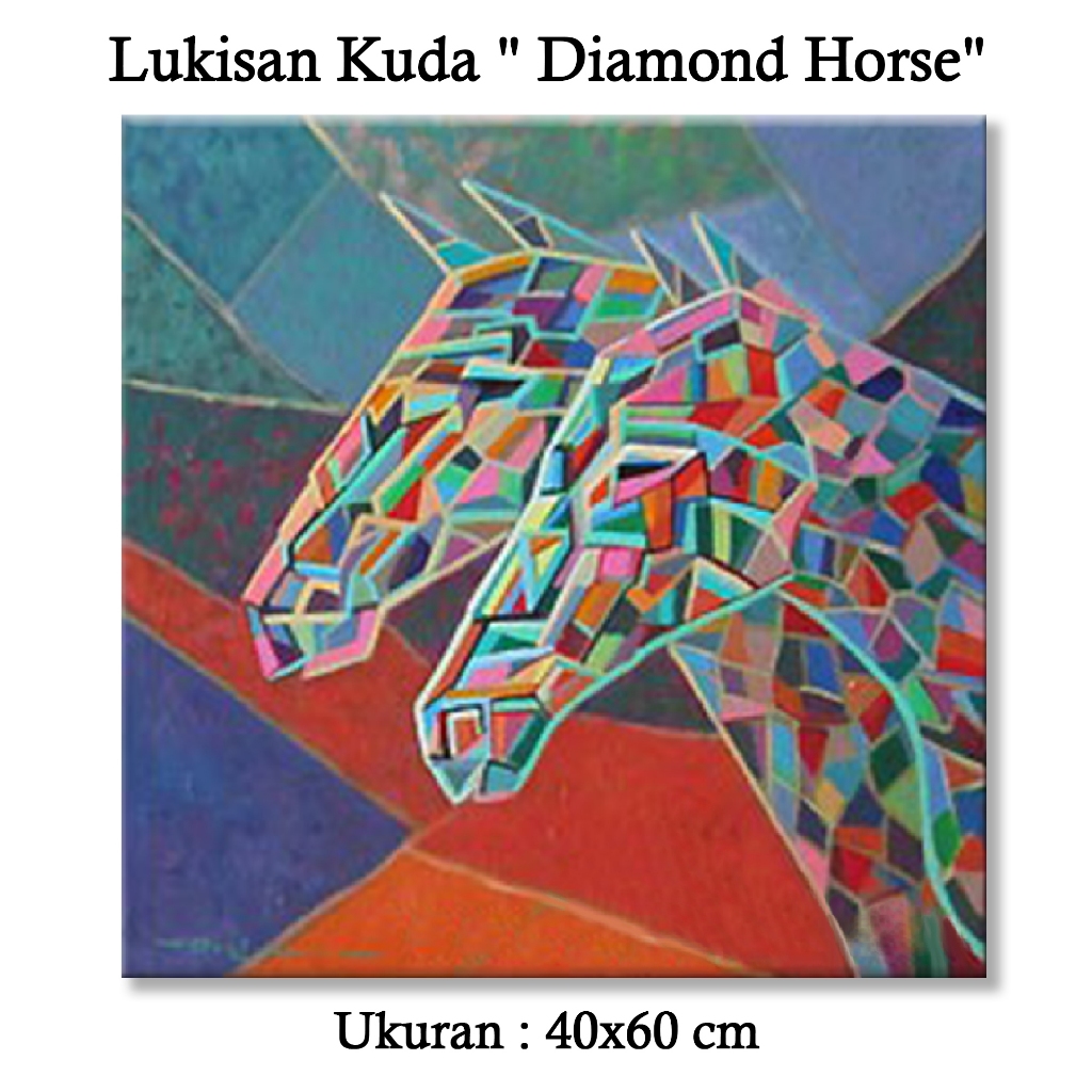 Lukisan Kuda " Diamond Horse"