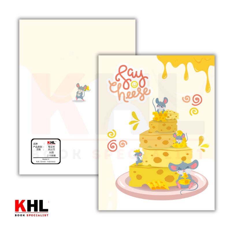 

KHL - Buku Tulis Mouse & Cheese Limited Edition A5