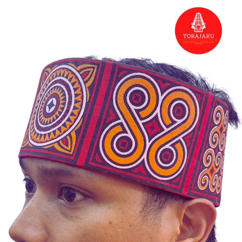 Aksesoris Kepala Toraja, Lambing untuk Laki-Laki, Topi Kepala Laki-Laki I Ikat Kepala Pria Toraja – 