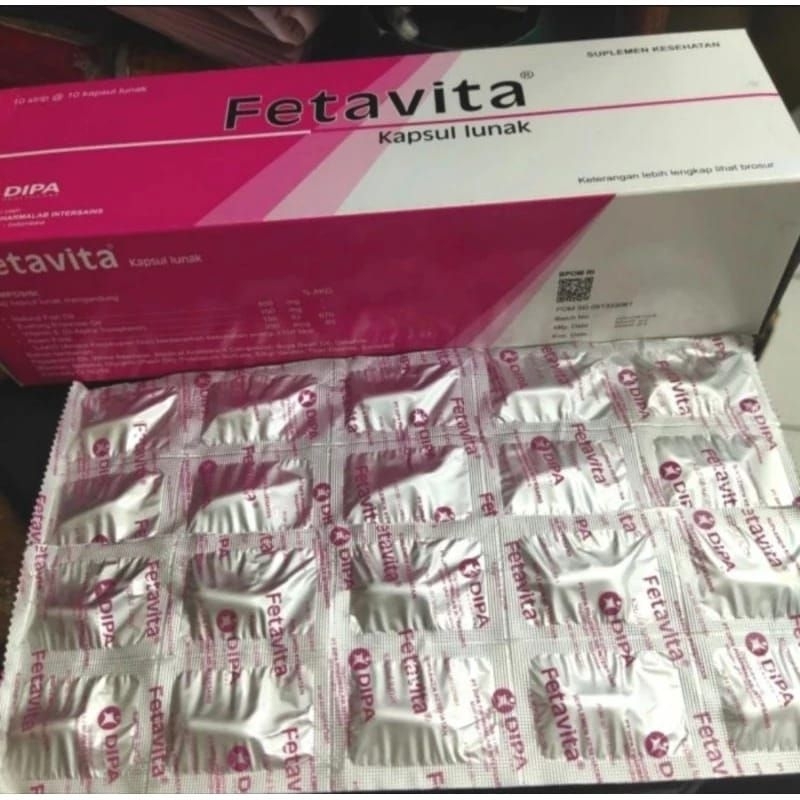 Fetavita Strip Isi 10/Vitamin untuk ibu hamil