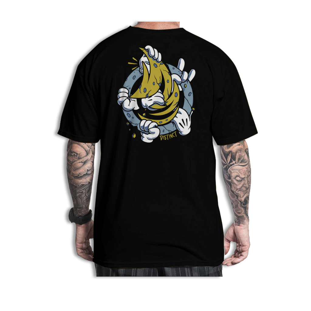 Distinct Brand Baju Pria Wanita Kaos Street Style Warna Black-2